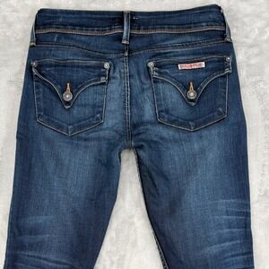 Hudson Jeans Women 24 (27x24.5) Collin Midrise Skinny Supermodel Flap Pockets